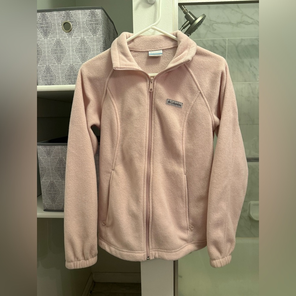 Columbia Women’s Pink Fleece Jacket, M
